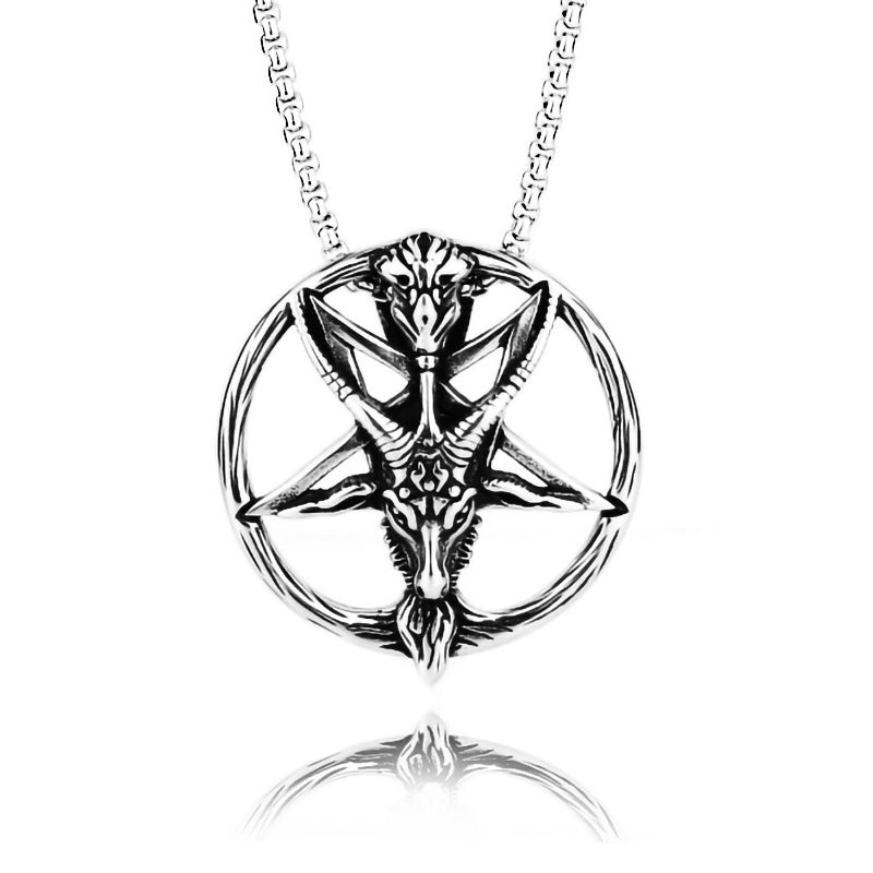 Goat hexagonal star pendant